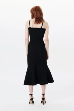 Victoria Beckham Scalloped Strap Flare Dress In Black 7 Victoria Beckham Scalloped Strap Flare Dress In Black -Victoria Beckham 013 72 VICTORIA BECKHAM SCALLOPED STRAP FLARE DRESS 1322KDR003779A BLACK 1512 2700 4050 LR eed3824b 6f9f 47ca a4f4 af1be9309e81