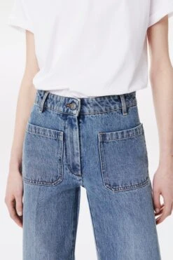 Victoria Beckham Alina High Waisted Patch Pocket Jean In Marble Wash 8 Victoria Beckham Alina High Waisted Patch Pocket Jean In Marble Wash -Victoria Beckham 027 29 VICTORIA BECKHAM ALINA JEAN 1322DJE003801A MARBLE WASH 3708 2700 4050 LR 7c3cc024 b745 48b8 b3f8 e9ec84742b68