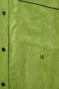 Victoria Beckham Pyjama Sleep Set In Olive -Victoria Beckham 1123WAC004600AOlive2