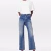 Victoria Beckham Victoria Mid-Rise Jean In Vintage Wash