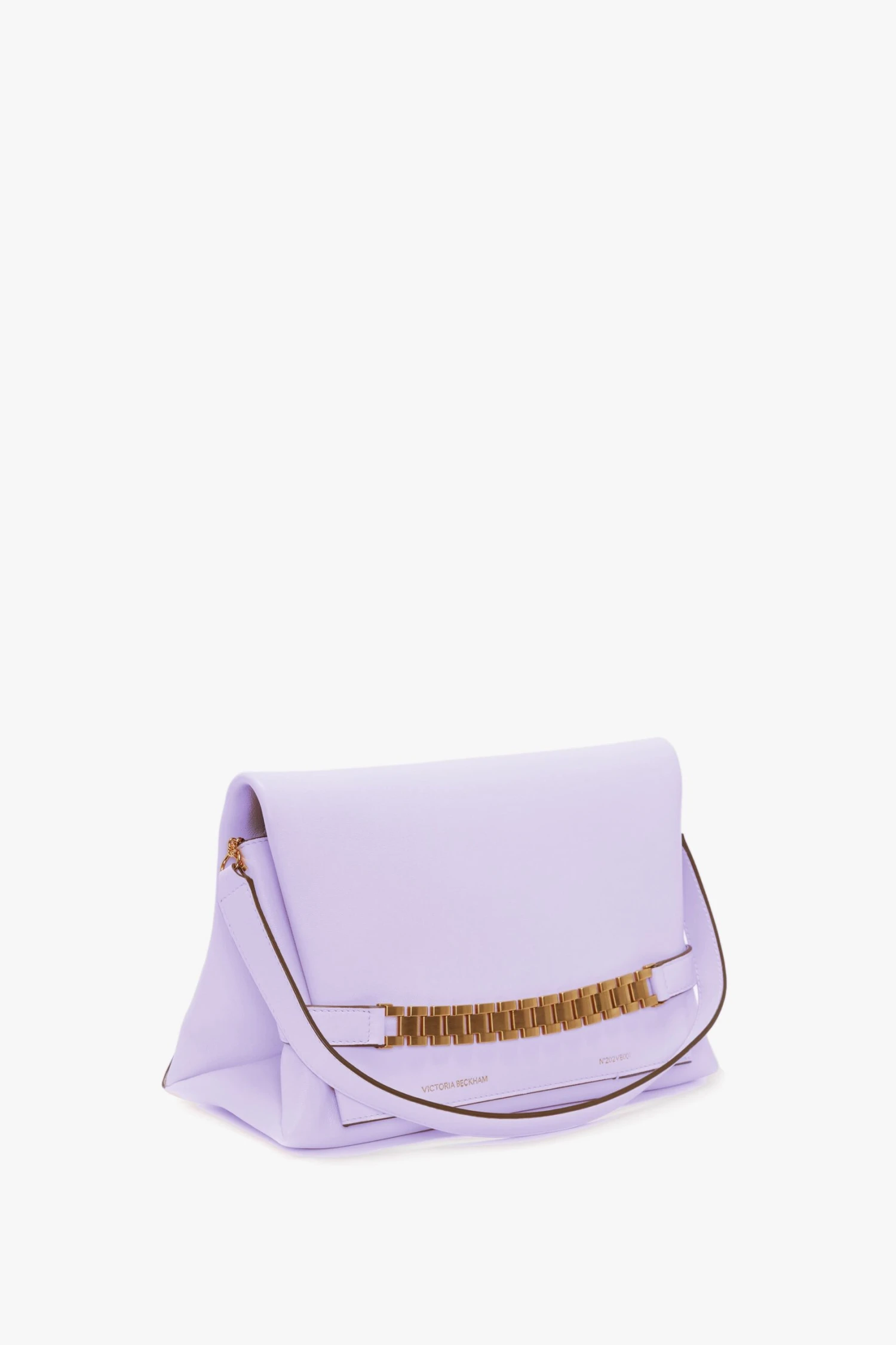 Victoria Beckham Chain Pouch With Strap In Lilac Leather 2 Victoria Beckham Chain Pouch With Strap In Lilac Leather - Image 2