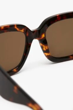 Victoria Beckham VB Monogram Detail Sunglasses In Dark Havana -Victoria Beckham 20230315 VB ACC 042029