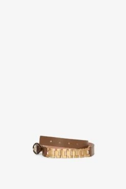 Watch Strap Detail Belt In Khaki-Brown -Victoria Beckham 20230613 VB ecom 182
