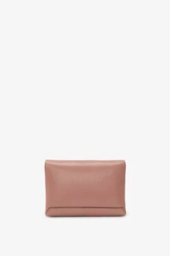 Victoria Beckham Mini Chain Pouch With Long Strap In Truffle Leather -Victoria Beckham 20230613 VB ecom 222