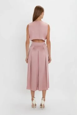 Victoria Beckham Trench Dress In Peony -Victoria Beckham 20230912 VB 544