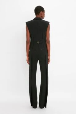 Victoria Beckham Sleeveless Tuxedo Jumpsuit In Black 10 Victoria Beckham Sleeveless Tuxedo Jumpsuit In Black -Victoria Beckham 20230914 VB 323
