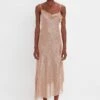 Victoria Beckham Bias Cami Slip Dress In Rosewater
