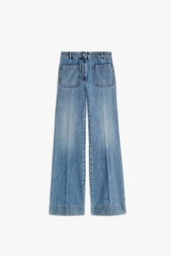 Victoria Beckham Alina High Waisted Patch Pocket Jean In Marble Wash 11 Victoria Beckham Alina High Waisted Patch Pocket Jean In Marble Wash -Victoria Beckham 29 VICTORIA BECKHAM ALINA JEAN 1322DJE003801A MARBLE WASH 1 2700 4050 247 LR 36be5378 c5d6 412e 9503 9fcf7980544b