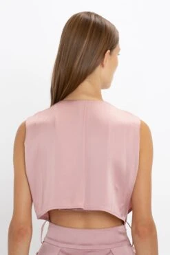 Victoria Beckham Trench Dress In Peony -Victoria Beckham 8K1A3783