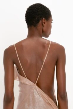 Victoria Beckham Bias Cami Slip Dress In Rosewater -Victoria Beckham 8K1A4106 p