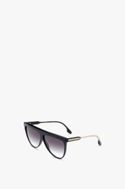 Victoria Beckham Flat Top V Sunglasses In Black -Victoria Beckham AW20 VB619S 001 BLACK 2 8f17179d 921a 419c 9b48 03b63005e329