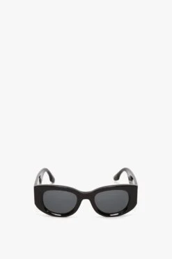 Victoria Beckham Monogram Detail Sunglasses In Black