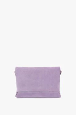 Victoria Beckham Chain Pouch With Strap In Lilac Suede -Victoria Beckham ChainPouchwithStrapinGlycineSuede2