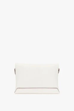 Victoria Beckham Chain Pouch With Strap In White Leather -Victoria Beckham ChainPouchwithStrapinWhiteLeather4
