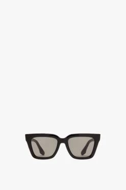 Victoria Beckham Crystal Frame Sunglasses In Black