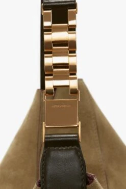 Victoria Beckham Large Belt Bag In Lichen Suede -Victoria Beckham LargeBeltBaginLICHENSUEDE1