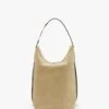 Victoria Beckham Large Belt Bag In Lichen Suede