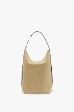 Victoria Beckham Large Belt Bag In Lichen Suede