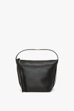Victoria Beckham Medium Belt Bag In Black Leather