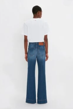 Victoria Beckham Fashion Stole My Smile Slogan T-Shirt In White -Victoria Beckham RetouchedFashionStoleMySmile