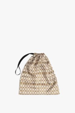 Victoria Beckham Chain Print Pyjama Set In Ivory -Victoria Beckham UNKNOWN 18 3 2700 4050 247 LR