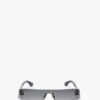Victoria Beckham Mini Visor Sunglasses In Black-Green