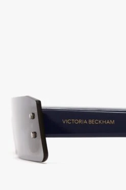 Victoria Beckham Mini Visor Sunglasses In Black-Green -Victoria Beckham UntitledSession25551