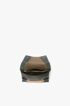 Victoria Beckham Chain Pouch Bag In Black Leather -Victoria Beckham UntitledSession25643