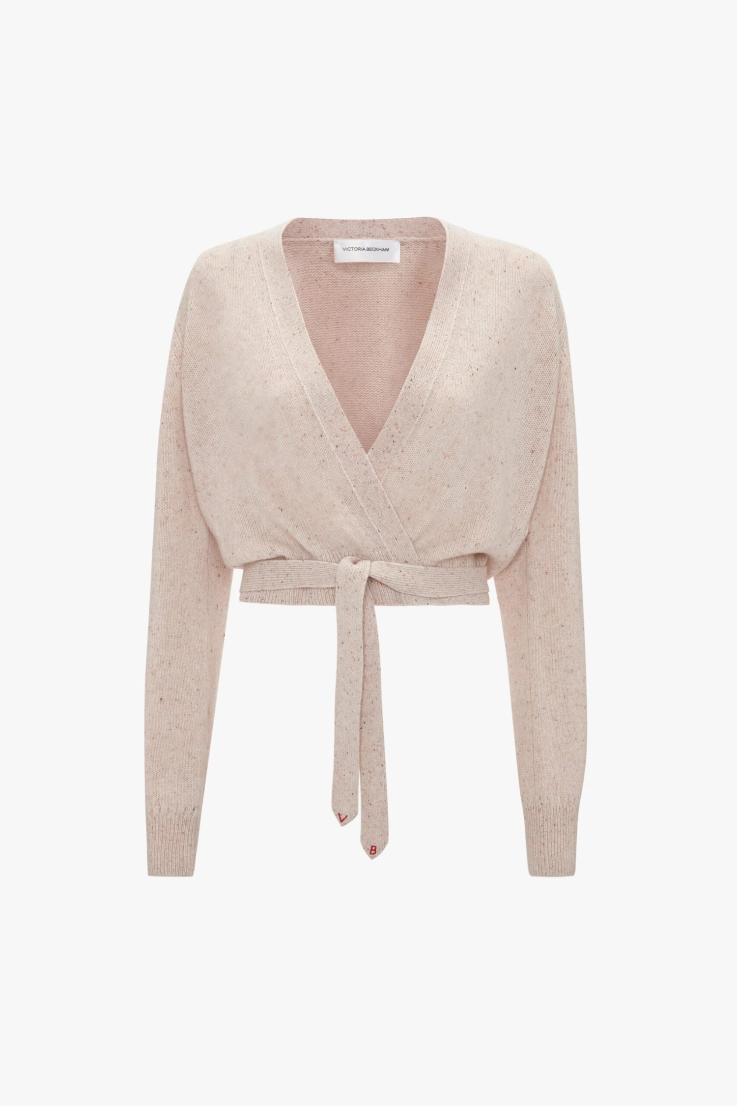 Victoria Beckham Wrap Front Cardigan In Nougat 7 Victoria Beckham Wrap Front Cardigan In Nougat - Image 7