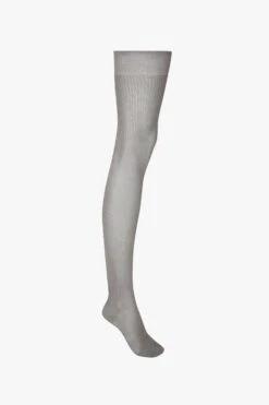 Victoria Beckham Exclusive Over The Knee Socks In Grey -Victoria Beckham UntitledSession4235