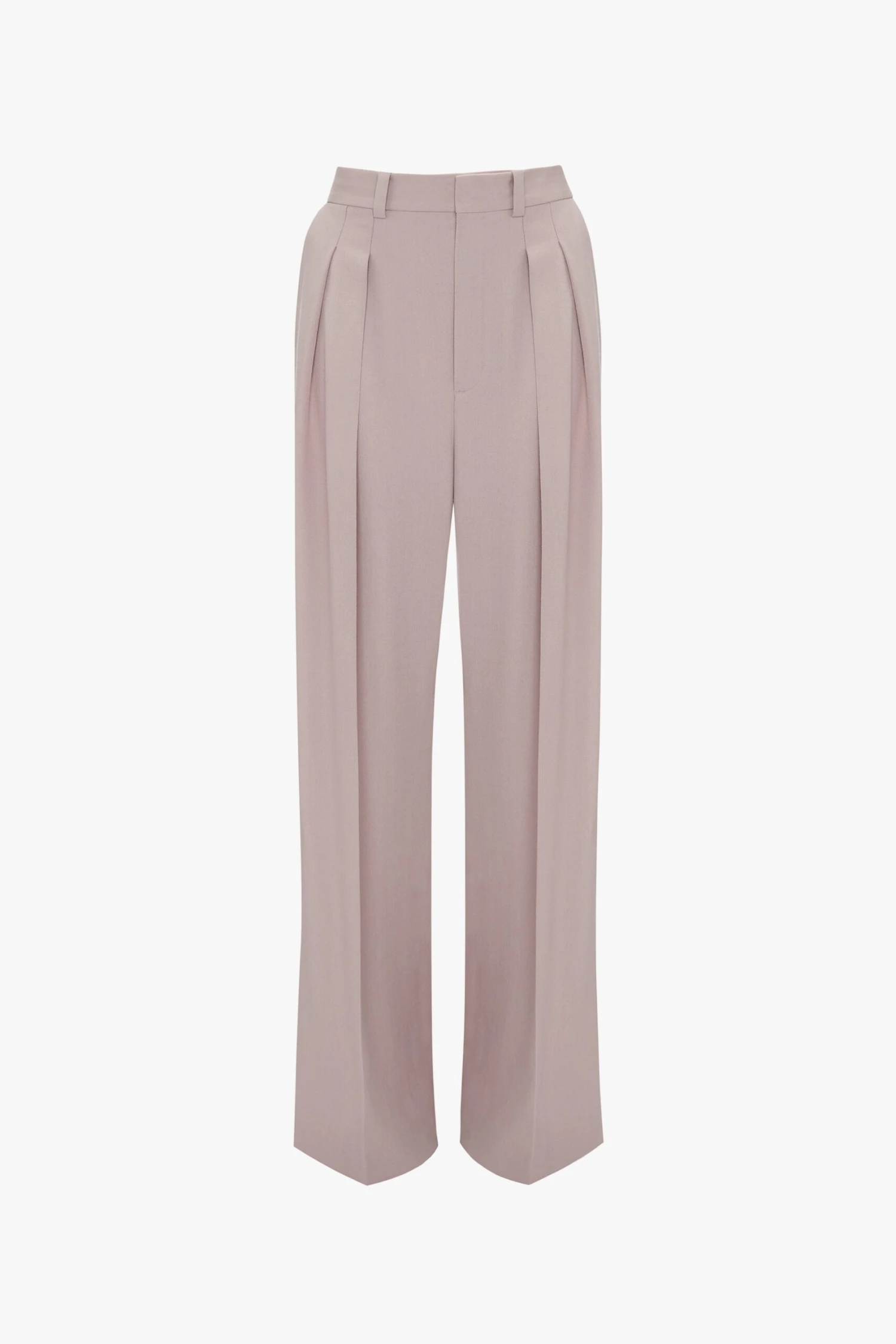 Victoria Beckham Double Pleat Trouser In Rose Quartz 6 Victoria Beckham Double Pleat Trouser In Rose Quartz - Image 6