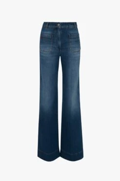 Victoria Beckham Alina Jean In Dark Vintage Wash -Victoria Beckham UntitledSession4263