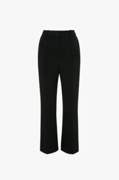 Victoria Beckham Cropped Kick Trouser In Black -Victoria Beckham UntitledSession4309