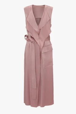 Victoria Beckham Trench Dress In Peony -Victoria Beckham UntitledSession4364