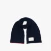 Victoria Beckham Exclusive Logo Patch Scarf In Navy