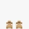 Victoria Beckham Exclusive Jumbo Chain Earrings In Brushed Gold
