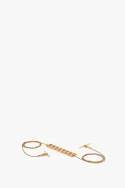 Victoria Beckham Exclusive Chain Wrap Necklace In Brushed Gold -Victoria Beckham UntitledSession4572
