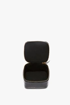 Victoria Beckham Jewellery Box In Black Croc-Effect Leather -Victoria Beckham UntitledSession4578