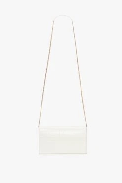Victoria Beckham Exclusive Wallet On Chain In Ivory Croc-Effect Leather 13 Victoria Beckham Exclusive Wallet On Chain In Ivory Croc-Effect Leather -Victoria Beckham UntitledSession4580