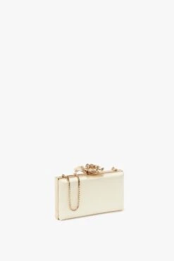 Victoria Beckham Frame Flower Minaudiere In Chamomile -Victoria Beckham UntitledSession4618
