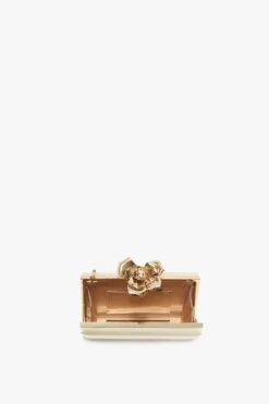 Victoria Beckham Frame Flower Minaudiere In Chamomile -Victoria Beckham UntitledSession4623