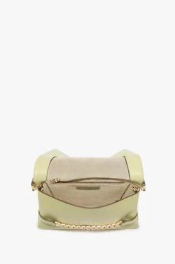 Victoria Beckham Chain Pouch With Strap In Avocado Leather -Victoria Beckham UntitledSession4738