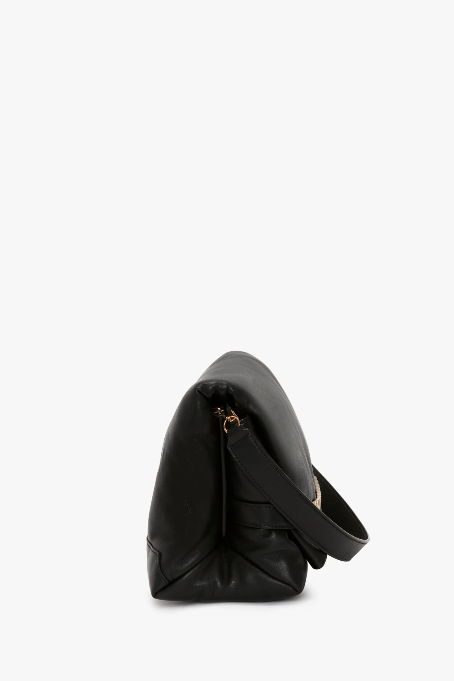 Victoria Beckham Puffy Chain Pouch With Strap In Black Leather 6 Victoria Beckham Puffy Chain Pouch With Strap In Black Leather - Image 6