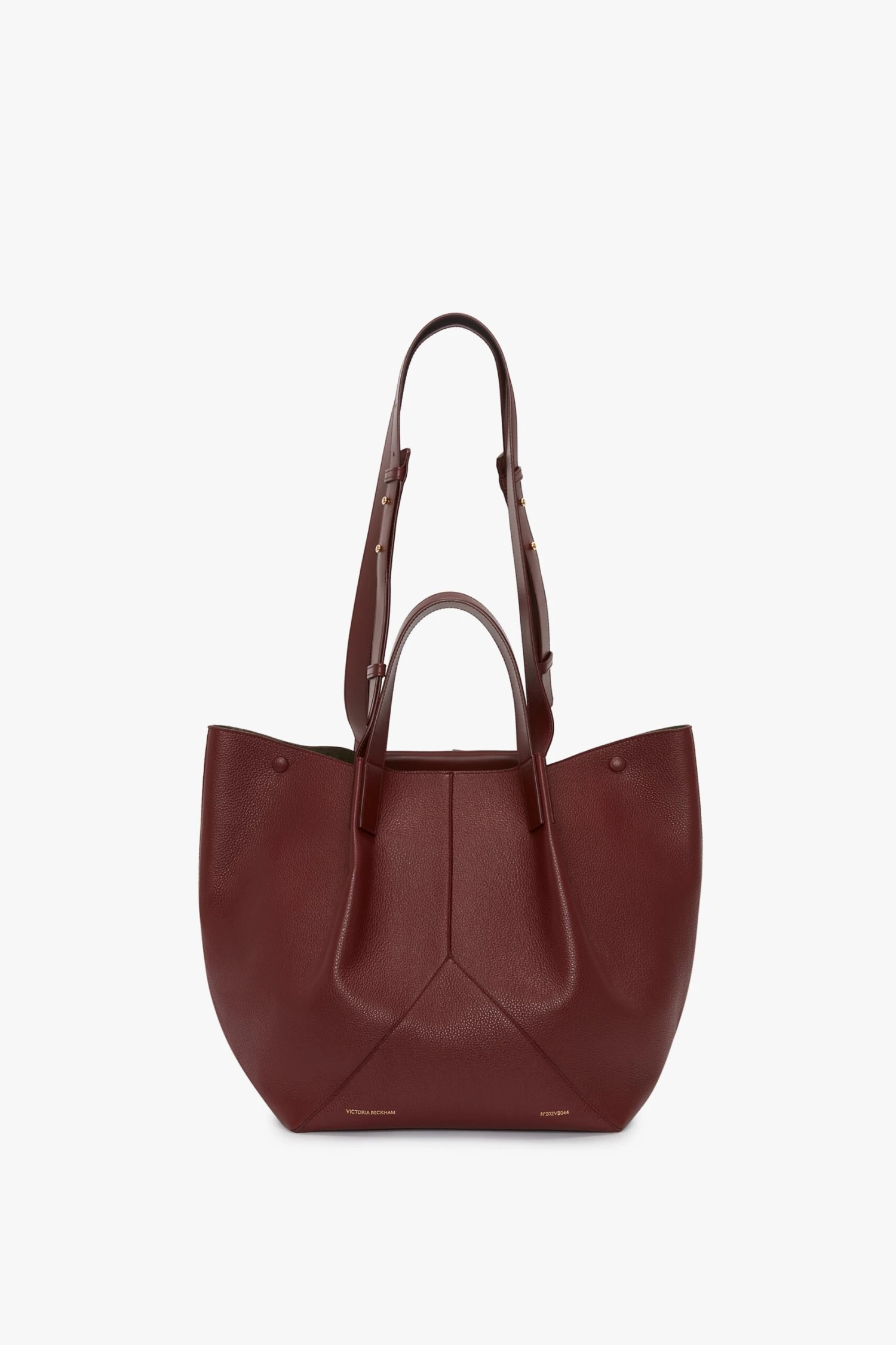 Victoria Beckham The Medium Tote In Burgundy Leather 1 Victoria Beckham The Medium Tote In Burgundy Leather