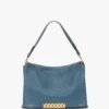 Victoria Beckham Jumbo Chain Pouch In Cornflower Blue