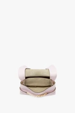 Victoria Beckham EXCLUSIVE Mini Chain Pouch With Long Strap In Bubblegum Pink Leather -Victoria Beckham UntitledSession7206