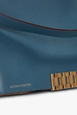 Victoria Beckham Jumbo Chain Pouch In Cornflower Blue -Victoria Beckham UntitledSession7245
