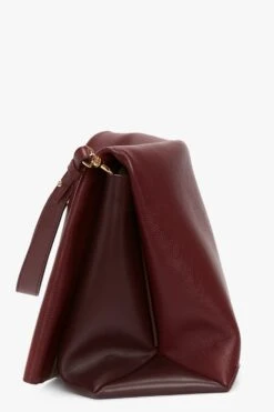 Victoria Beckham Jumbo Chain Pouch In Bordeaux -Victoria Beckham UntitledSession7249