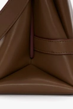 Chain Pouch With Strap In Khaki Leather -Victoria Beckham UntitledSession8544