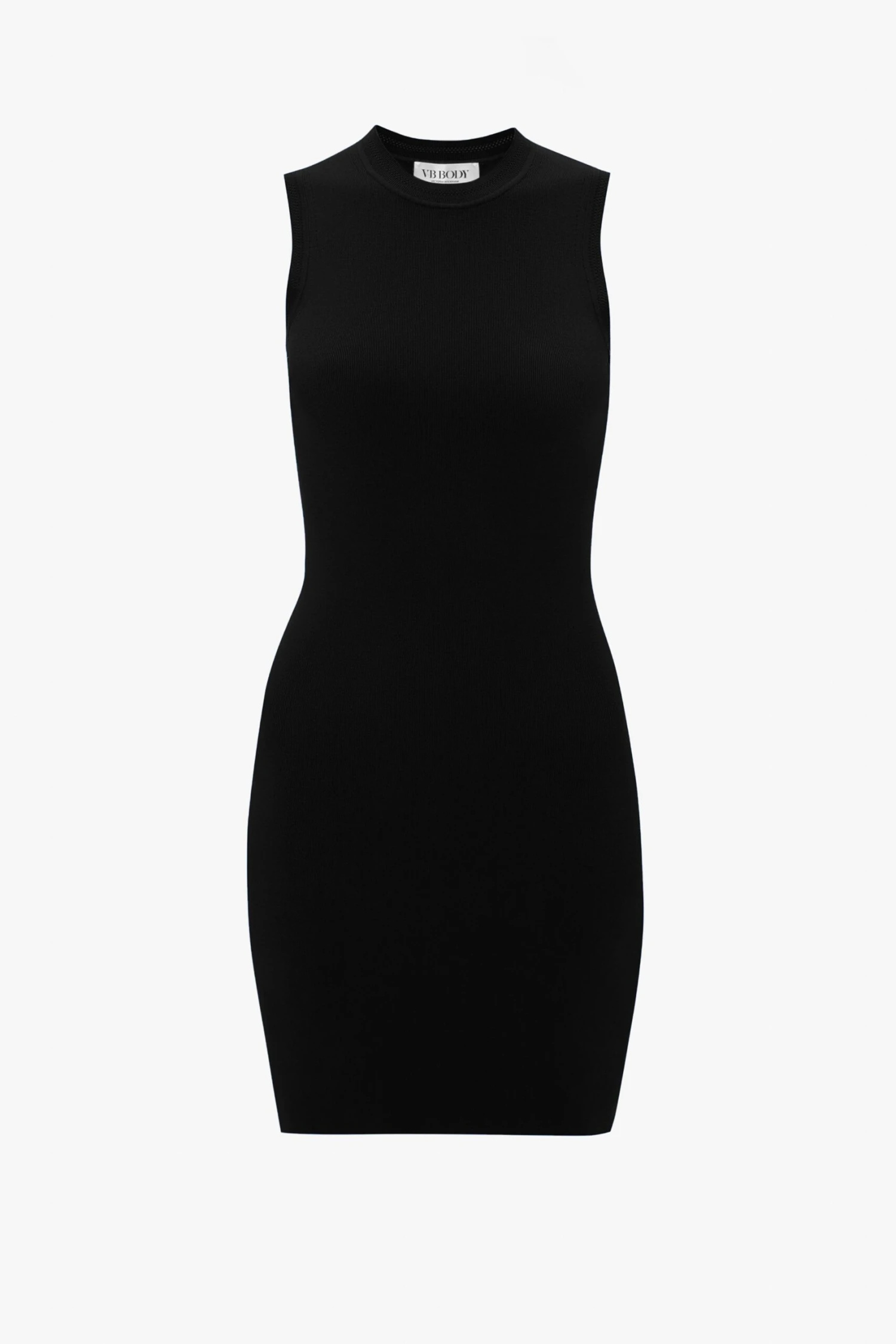Victoria Beckham VB Body Mini Dress In Black - Image 6